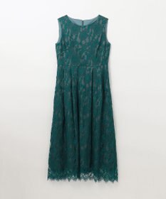 GRACE CONTINENTAL リバーレースタックドレス