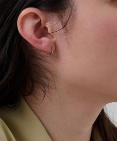 Phoebe 〈シリーズ累計販売10000点突破！〉〈金属アレルギー対応〉ミニフープピアス/サージカルステンレス　シルバー