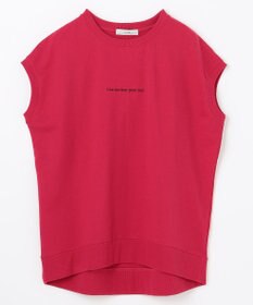 ANY 【2SET】ミニロゴトップス×ドットプリーツスカート セット