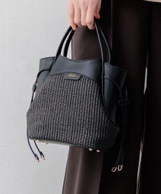 23区 【先行予約】ペーパーライクコンビ ショルダーバッグ (S)