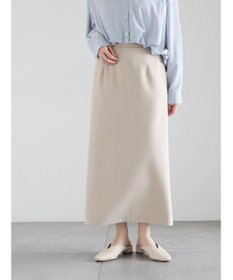 Te chichi 【雑誌掲載アイテム】ダブルクロスイージーナロースカート