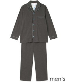 une nana cool 【綿100％】ラスティック天竺メンズパジャマ　ＭＡＤＥ　ＷＩＴＨ　ＬＩＢＥＲＴＹ　ＦＡＢＲＩＣ