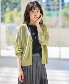 ANY メッシュカーディガン