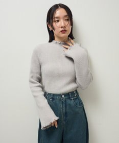 Green Parks ・ｓｗｉｎｇ　ｂｙ　ウラシャギーフレアスリーブニット