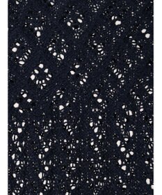 earth music&ecology 裾レース透かしニットプルオーバー