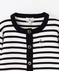 組曲 KIDS 【110-140cm】ボーダー カーディガン