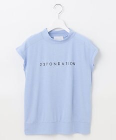23区GOLF 【23Fondation/WOMEN】フレンチスリーブ ロゴトップス