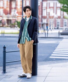 UNFILO MENS シアーメッシュプリント オープンカラーシャツ【ギフトにもおすすめ】