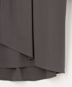 自由区 L 【洗える】ハイツイストポンチアシンメトリー カットソー