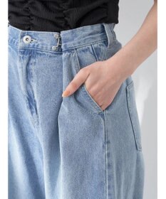 earth music&ecology タックホックデニムパンツ