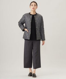 J.PRESS LADIES L プレーティング シャツテール ロングスリーブ Tシャツ