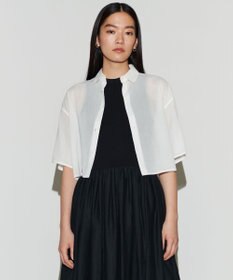 NAVE 【Nave 　洗える】シアークロップド シャツ