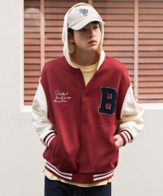 WEGO 【ユニセックス着用ITEM】スウェットフードスタジャン