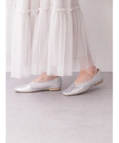 AMERICAN HOLIC 【整履き】切り替えスクエアフラットパンプス