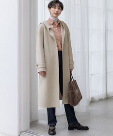 23区 S 【CLASSY.掲載/洗える】スムージーコットン タートルネック ニット