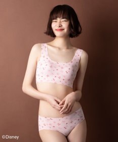 WACOAL ノンワイヤーブラ [GOCOCi][ワコール] Disneyコレクション 伸びのよい素材を使用 立体的なバストシルエット ゴコチ ハーフトップ ブラトップ レディース CGG537 /ワコール
