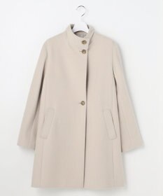 J.PRESS LADIES ショートビーバー スタンドカラー コート