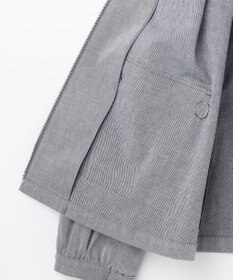 J.PRESS LADIES L TCリネン ドライツイル ノーカラー ブルゾン