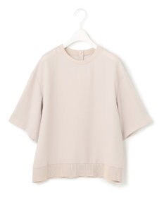 ICB 【新色追加・洗える】 FluidBackSatin Tブラウス