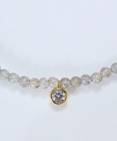 Phoebe ウィスパーストーンブレスレット　グレー/天然石