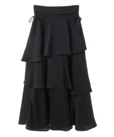 earth music&ecology サイドリボンティアードスカート