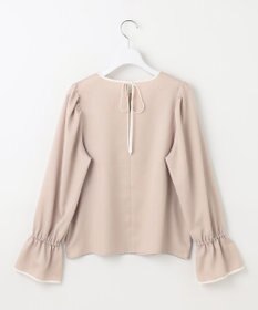 Feroux 【洗える】バイカラー ブラウス