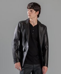 JOSEPH HOMME ライトゴートシュリンクレザー　ジャケット