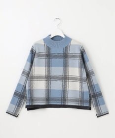 J.PRESS LADIES 【洗える】WOOLY STRETCH PLAID ニット