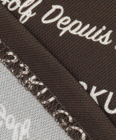 23区GOLF 【WOMEN】【吸水速乾/UVケア】ロゴパターンプリント 総柄半そで ポロシャツ