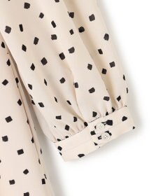 TOCCA 【八木アリサさん着用】【消臭】PROMISE RIBBON ROSETTE ドット柄ドレス