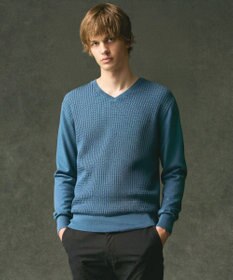 JOSEPH ABBOUD 【キングサイズ/チクチクしない/ 3シーズン対応/サスティナブル】SNOWY Vネックセーター