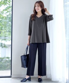 Tiaclasse 【ダブルクロス】ワイドパンツ