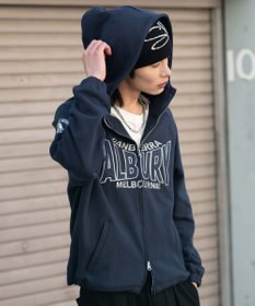 WEGO 【ユニセックス着用ITEM】スタンドネックZIPパーカー