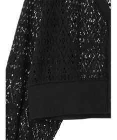 earth music&ecology ラッセルレースカーディガン