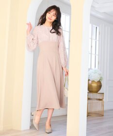 Feroux 【尾﨑真衣さんコラボ商品】コルセットデザイン 綺麗シルエットワンピース