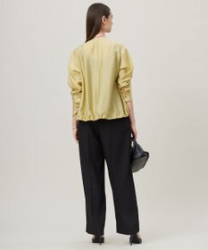 ICB L 【UVケア・接触冷感・速乾・防シワ・洗える】 FluidBackSatin デザインワイドパンツ