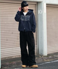 WEGO 【ユニセックス着用ITEM】スタンドネックZIPパーカー