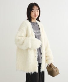 Green Parks ・ｓｗｉｎｇ　ｂｙ　２ｗａｙロング起毛カーディガ