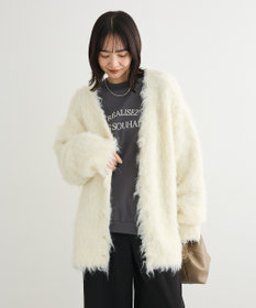 Green Parks ・ｓｗｉｎｇ　ｂｙ　２ｗａｙロング起毛カーディガ