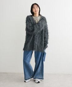 Green Parks ・ｓｗｉｎｇ　ｂｙ　２ｗａｙロング起毛カーディガ