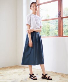 J.PRESS LADIES 【WEB限定カラーあり・洗える】ライトタフタ フレアー スカート