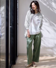 ANY L 【洗濯機可能/接触冷感/UVケア/イージーケア】清涼リラックスパンツ