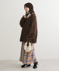 Green Parks ・ｓｗｉｎｇ　ｂｙ　２ｗａｙロング起毛カーディガ