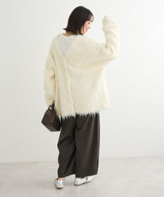 Green Parks ・ｓｗｉｎｇ　ｂｙ　２ｗａｙロング起毛カーディガ