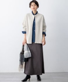 23区 L 【VERY11月号掲載/洗える】ヴィンテージダブルサテン ナロー スカート