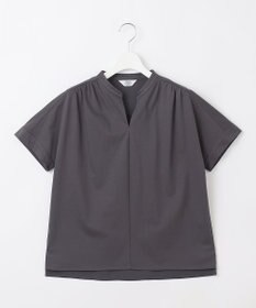 J.PRESS LADIES プレーティングジャージー バンドカラー カットソー