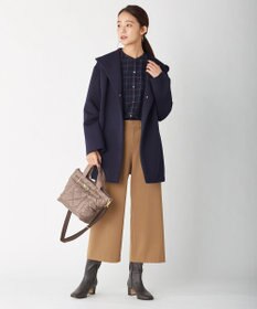 J.PRESS LADIES 【洗える】T/Rアルガンシルク ワイド パンツ