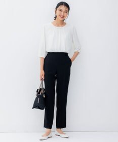 23区 【洗える】エアリーコンビジャージー パールモチーフ カットソー