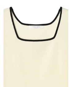 Green Parks ノースリーブスクエアニットプルオーバー