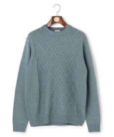 J.PRESS MEN 【WEB・一部店舗限定】ケーブルクルーネック ニット